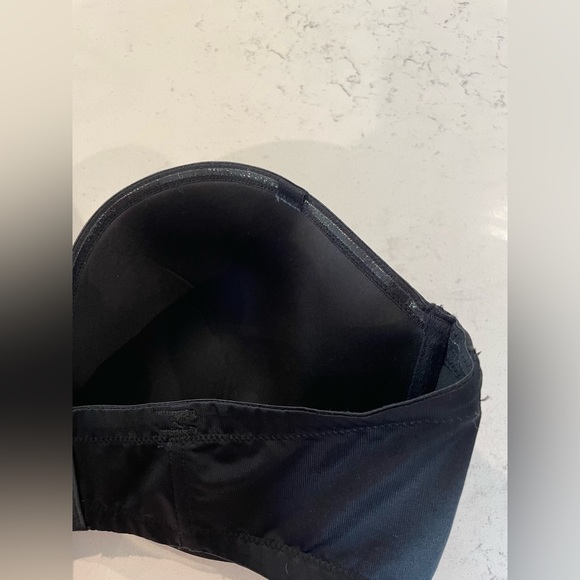 DELMIRA Black Strapless Bra with Straps Silicone Grip Size 44E - Picture 6 of 7